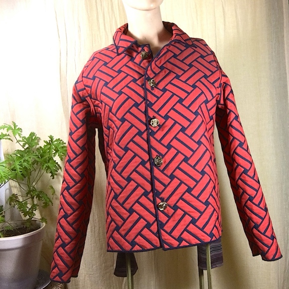 Reversible Red & Blue Light Weight Jacket - Picture 1 of 5